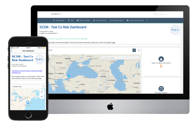 DCDR risk management software